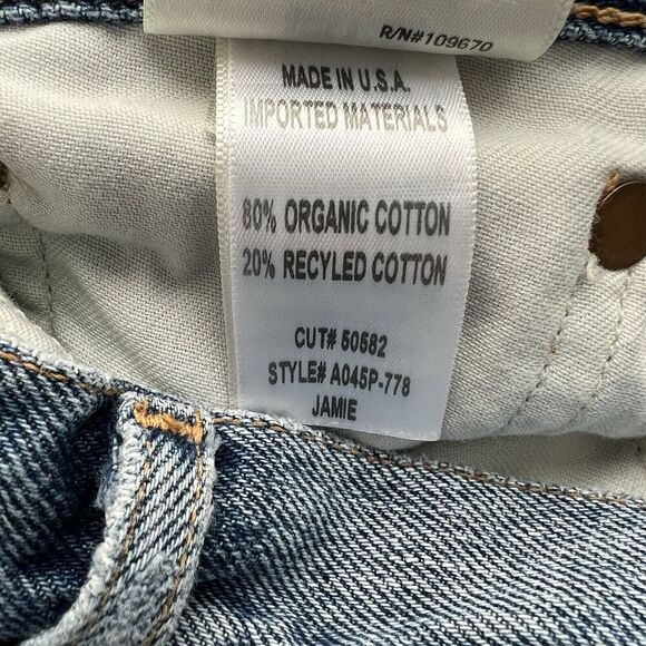 Agolde Jeans‎ 26 Feel Good Jamie Distressed Organic Cotton High Rise Button Fly - Picture 12 of 16